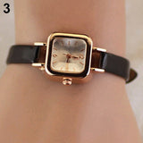 Fashion Women's Watches Slim Colorful Faux Leather Strap Square Dial classic wild ladies Analog Quartz Wrist Watch Gift