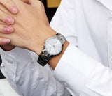 Hot Selling Couple Watch LSVTR Men Women Tungsten Steel Watch Ladies Quartz Lover Watch Gift To Husband and Wife Dropshipping