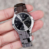 Hot Selling Couple Watch LSVTR Men Women Tungsten Steel Watch Ladies Quartz Lover Watch Gift To Husband and Wife Dropshipping