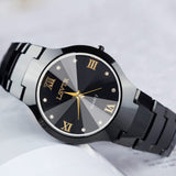 Hot Selling Couple Watch LSVTR Men Women Tungsten Steel Watch Ladies Quartz Lover Watch Gift To Husband and Wife Dropshipping