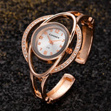 Luxury Women's Bracelet Watches Crystal Small Dial Fashion Quartz Watch Gold Silver Gift for Women Reloj Mujer