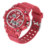 SANDA Rose Gold White Sport Women Watches Fashion LED Digital Ladies Watch Women montre homme Relogio Feminino dourado #842
