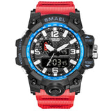 SMAEL Watch Women Wrist White Bracelet Sports For Running Stopwatch 50M Waterproof Clocks Kids 1811 Women's Sports Watches Child