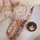 Fashion Women Watch with Diamond Watch Ladies Top Luxury Brand Ladies Casual Women's Bracelet Crystal Watches