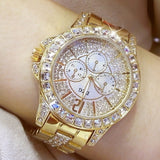 Fashion Women Watch with Diamond Watch Ladies Top Luxury Brand Ladies Casual Women's Bracelet Crystal Watches