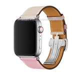 Genuine Leather Watch Band Strap for Apple Watch Band 6 5 4 3 2 1 SE Leather Wristband for Apple Watch 44mm 40mm 42mm 38mm Belt