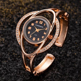 Luxury Women's Bracelet Watches Crystal Small Dial Fashion Quartz Watch Gold Silver Gift for Women Reloj Mujer