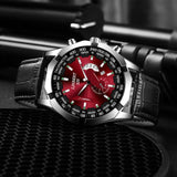 LINBERT 2021 Men Watch Non-Automatic Mechanical Watch Men's Belt Luminous Clock Quartz Fashion Business Watch Waterproof