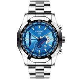 LINBERT 2021 Men Watch Non-Automatic Mechanical Watch Men's Belt Luminous Clock Quartz Fashion Business Watch Waterproof