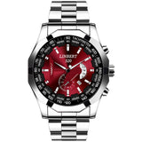 LINBERT 2021 Men Watch Non-Automatic Mechanical Watch Men's Belt Luminous Clock Quartz Fashion Business Watch Waterproof