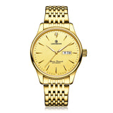 Swiss genuine [Laogeshi] watch men's automatic mechanical watch waterproof fashion diamond with calendar men's watch