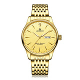 Swiss genuine [Laogeshi] watch men's automatic mechanical watch waterproof fashion diamond with calendar men's watch