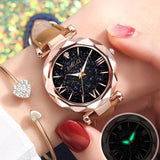 Fashion Women'S Pink Watch Leather Strap Small Quartz Watches Simple Design Wristwatch Relogio Feminino Montre Femme