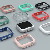 Matte Case for Apple Watch 38mm 42mm 40mm 44mm, Hard PC Bumper Protective Cover Frame for iWatch SE 6 5 4 3 2 1