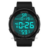 HONHX 199340-176 Cool Men Digital Student Sports Waterproof Wristwatch Hot Fashion Women Dress Watch Men LED Watches