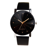 Unisex Men Women Fashion Leather Strap Line Analog Quartz Ladies Casual Wrist Watches Fashion Watch  Gifts Relojes Para Mujer