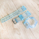 Watch Accessories For Casio 6900 Series Resin Strap Men's & Women's Transparent Sports With Pin Buckle