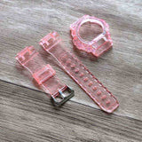 Watch Accessories For Casio 6900 Series Resin Strap Men's & Women's Transparent Sports With Pin Buckle