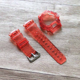 Watch Accessories For Casio 6900 Series Resin Strap Men's & Women's Transparent Sports With Pin Buckle