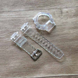 Watch Accessories For Casio 6900 Series Resin Strap Men's & Women's Transparent Sports With Pin Buckle