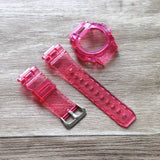 Watch Accessories For Casio 6900 Series Resin Strap Men's & Women's Transparent Sports With Pin Buckle