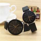 High quality Quartz Watches Arrival Men Women's Dial Clock Leather Bracelet WristWatch Geometry Sports Watch Lover Wristwatches